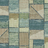 Patchwork Wallpaper - Green - by Missoni Home. Click for more details and a description.