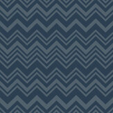 Macro Zig Zag Wallpaper - Navy - by Missoni Home. Click for more details and a description.