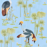 Cranes Wallpaper - Lake - by Petronella Hall. Click for more details and a description.