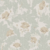 Charlotta Wallpaper - Spring Green - by Sandberg. Click for more details and a description.