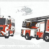 Frise Fire Truck Border - Blanc - Albany. Cliquez pour en savoir plus et lire la description.