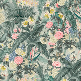 Kahanu Wallpaper - Amazonite - by Linwood. Click for more details and a description.