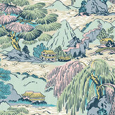 Yanagi  Wallpaper - Bright Pastel - by Linwood. Click for more details and a description.