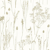 Dried Florals Wallpaper - White - by Eijffinger. Click for more details and a description.