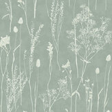 Dried Florals Wallpaper - Mint - by Eijffinger. Click for more details and a description.