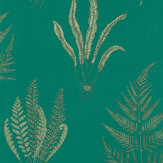 Woodland Ferns Wallpaper - Eucalyptus  - by Sanderson. Click for more details and a description.