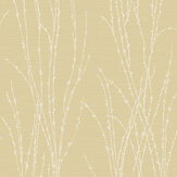 Botanical Fern Wallpaper - Yellow - by SK Filson. Click for more details and a description.