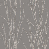 Botanical Fern Wallpaper - Slate - by SK Filson. Click for more details and a description.