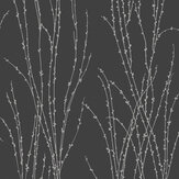 Botanical Fern Wallpaper - Black - by SK Filson. Click for more details and a description.