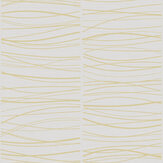 Wavy Lines Wallpaper - Taupe - by SK Filson. Click for more details and a description.