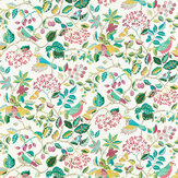 Birds and Berries Fabric - Fern - by Sanderson. Click for more details and a description.