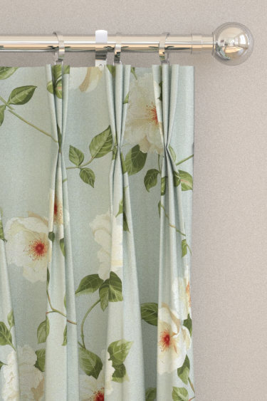 Poet's Rose Curtains - Scotch Grey - by Sanderson. Click for more details and a description.