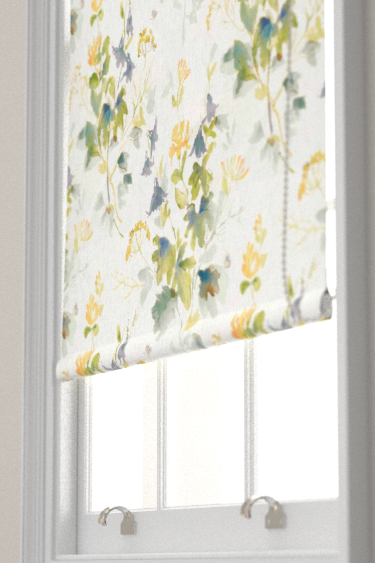 Honey Flowers Blind - Anise / Slate - by Sanderson. Click for more details and a description.