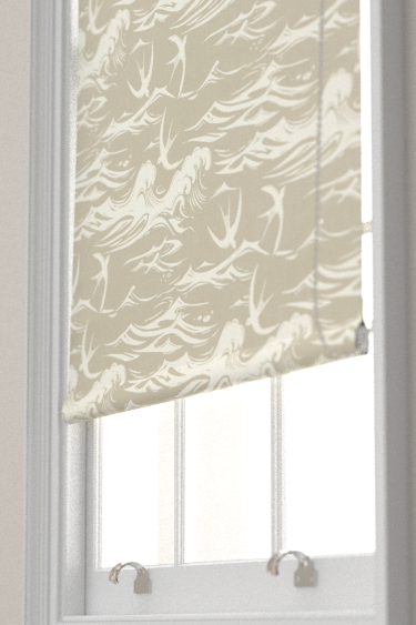 Swallows at Sea Blind - Linen - by Sanderson. Click for more details and a description.