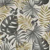 Jungle Wall Wallpaper - Black / Gold - by Arthouse. Click for more details and a description.