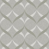 Metallic Ogee           Wallpaper - Silver - by Arthouse. Click for more details and a description.