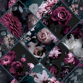 Floral Collage  Wallpaper - Plum - by Arthouse. Click for more details and a description.