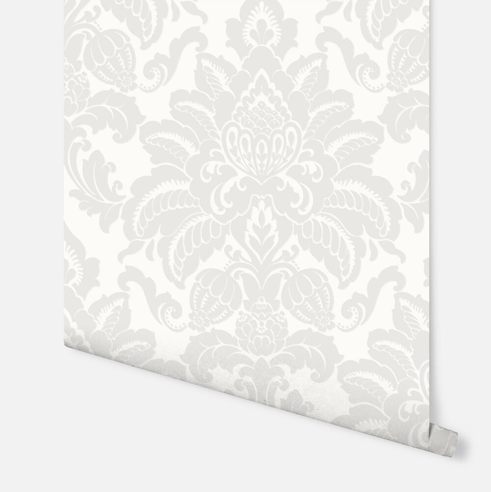 Glisten  Wallpaper - Silver - by Arthouse