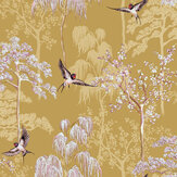 Japanese Garden Wallpaper - Ochre - by Arthouse. Click for more details and a description.