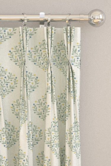 Orchard Tree Curtains - Gardenia Green - by Sanderson. Click for more details and a description.