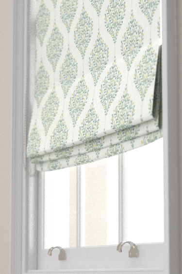 Orchard Tree Blind - Gardenia Green - by Sanderson. Click for more details and a description.