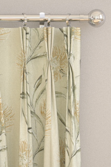 Catherinae Embroidery Curtains - Hay - by Sanderson. Click for more details and a description.