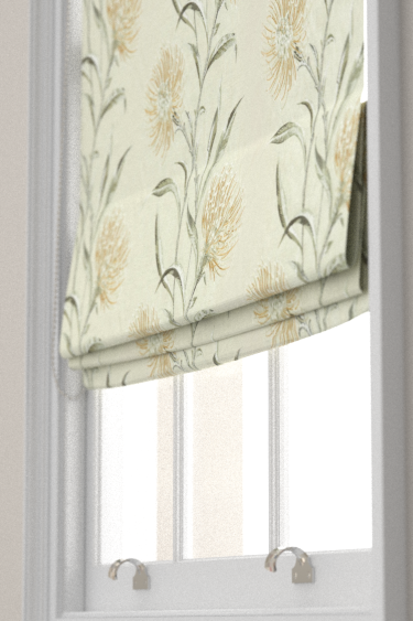 Catherinae Embroidery Blind - Hay - by Sanderson. Click for more details and a description.