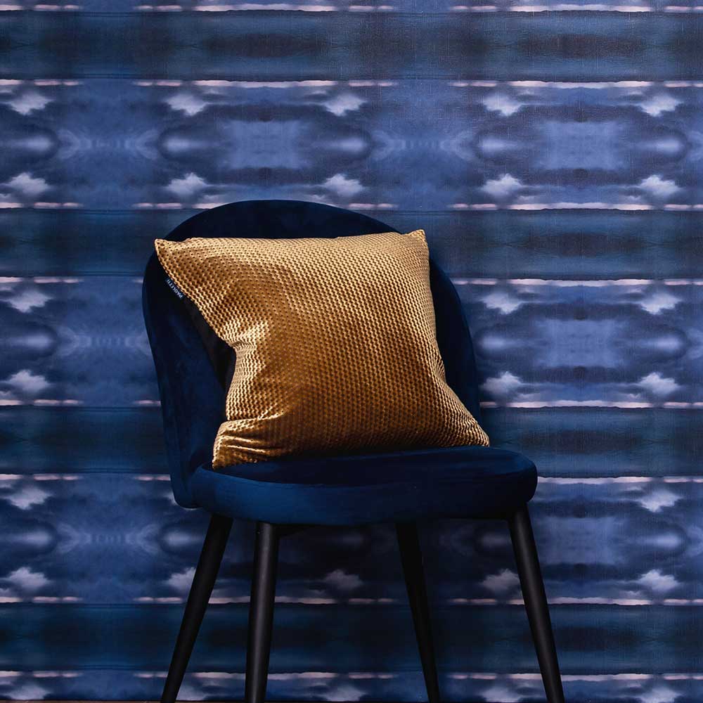 Koh Monsoon Wallpaper - Blue - by Hattie Lloyd