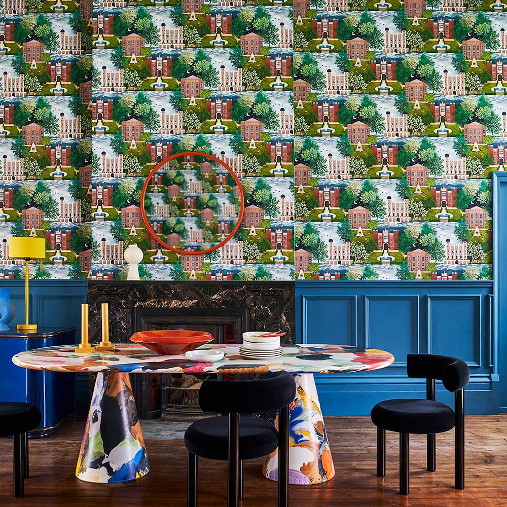 Palace Tales Wallpaper - Multi-coloured - by Cole & Son