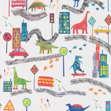 T-Rex Town Wallpaper - Jungle - by Prestigious. Click for more details and a description.