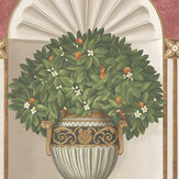 Royal Jardiniere Wallpaper - Spring Green / Rose - by Cole & Son. Click for more details and a description.