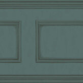 Library Frieze Wallpaper - Dark Viridian - by Cole & Son. Click for more details and a description.