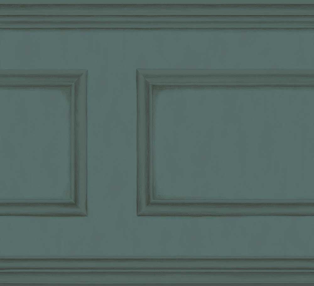 Library Frieze Wallpaper - Dark Viridian - by Cole & Son