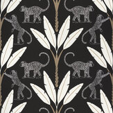 Monkey Forest Wallpaper - Black - by Caselio. Click for more details and a description.