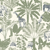 Jungle Trip Wallpaper - Green - by Caselio. Click for more details and a description.