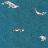 Under The Sea Wallpaper - Aqua - by Caselio. Click for more details and a description.