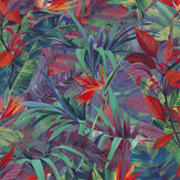 Paradise Flower  Wallpaper - Red Multi - by Albany. Click for more details and a description.
