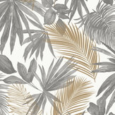 Wild Palms Wallpaper - Grey - by Albany. Click for more details and a description.