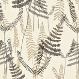 Athyrium Fabric - Chalk, Pewter and Biscuit - by Scion. Click for more details and a description.