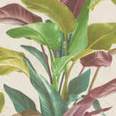 Bold Leaves Wallpaper - Multi - by Metropolitan Stories. Click for more details and a description.