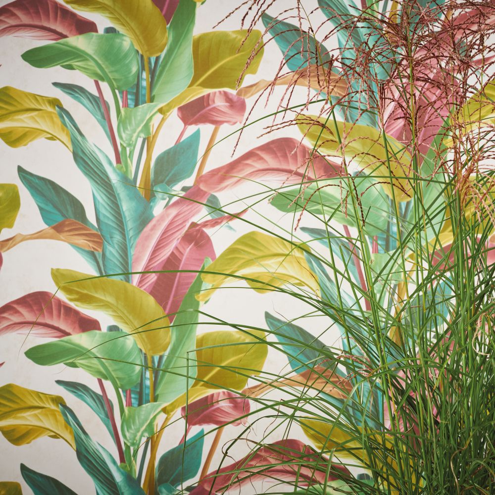 Bold Leaves Wallpaper - Multi - by Metropolitan Stories