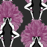 Showgirls  Wallpaper - Pink - by Graduate Collection. Click for more details and a description.