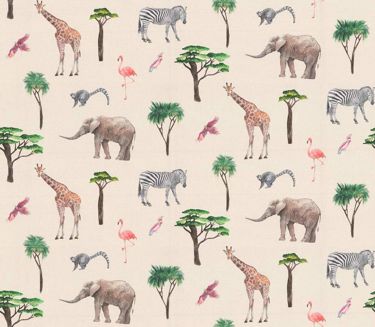 On Safari Fabric - Jungle - by Prestigious