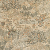 Ramayana Wallpaper - Woodsmoke - by G P & J Baker. Click for more details and a description.