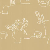 Tabletop Wallpaper - Husk - by Villa Nova. Click for more details and a description.