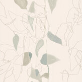 Liana Wallpaper - Teal - by Villa Nova. Click for more details and a description.