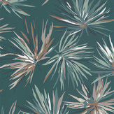 Aucuba Wallpaper - Forest / Copper - by Harlequin. Click for more details and a description.