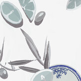 Bodegón Wallpaper - Blue-Grey - by Coordonne. Click for more details and a description.