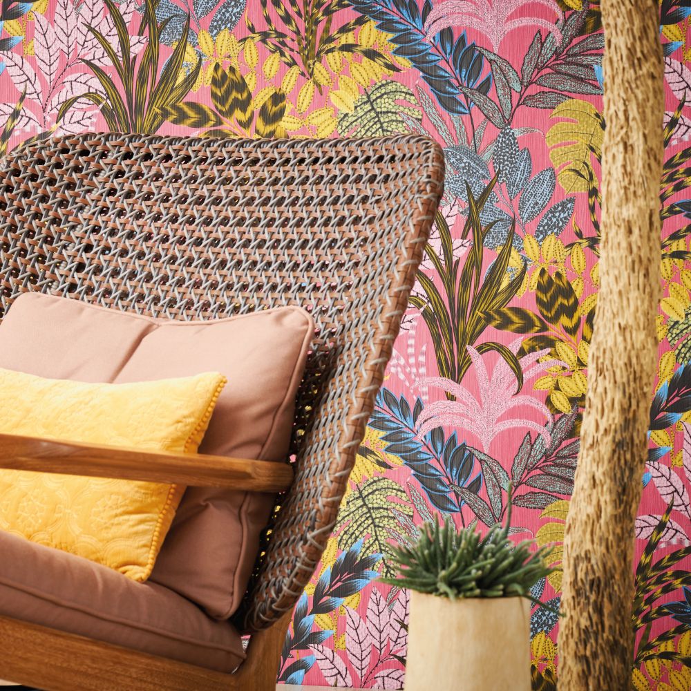 Tropicana Wallpaper - Pink - by Metropolitan Stories