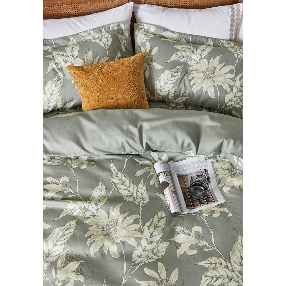 Ananda Standard Pillowcase Pair - Slate and Stone - by Harlequin
